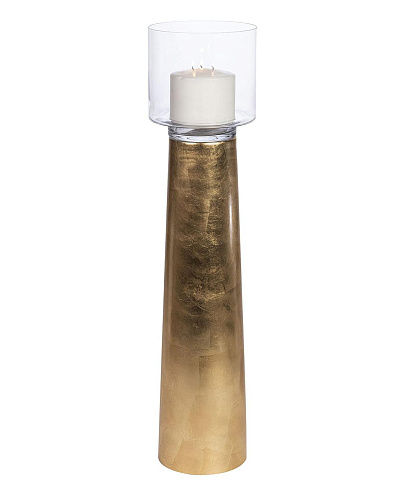 One Gold Italian Candleholder