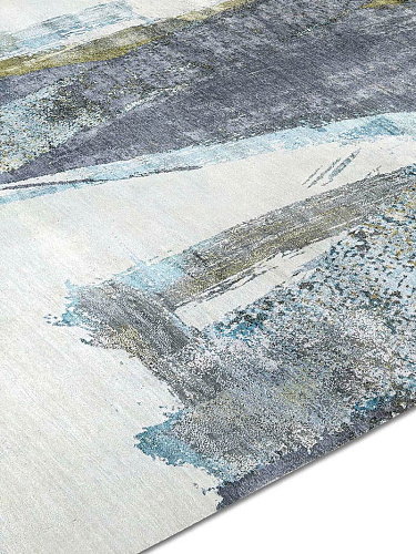 Green Rust Hand-Woven Exquisite Rug