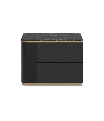 Theo Marble-Top Artisan Nightstand