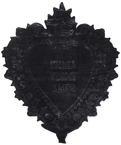 Devotion Omnia Black Handwoven Rug