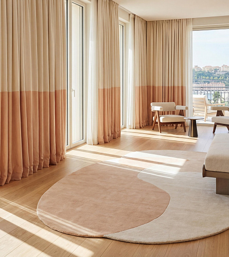 Soft Contour Sand Hand-Crafted Rug
