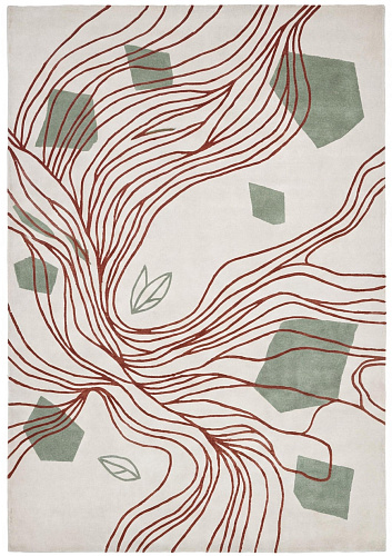 Flowing Lines Handmade Rug