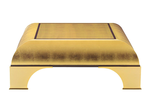 Gold Leaf Italian Coffee Table