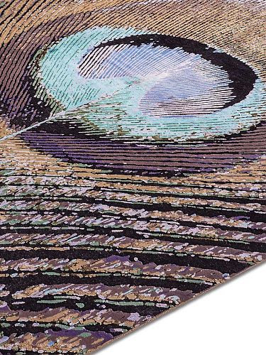 Feathers Luxury Silk / Wool Rug