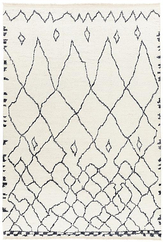 Berber White High Pile Luxury Rug
