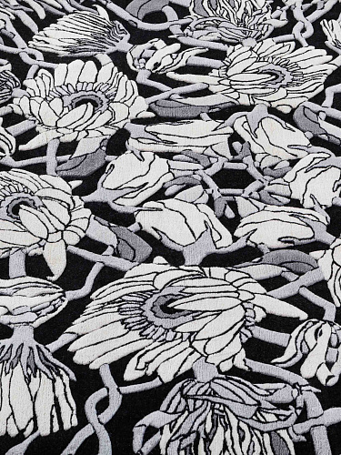 Withered Flower Wool Rug