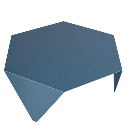 Ruche Blue Lacquered Coffee Table