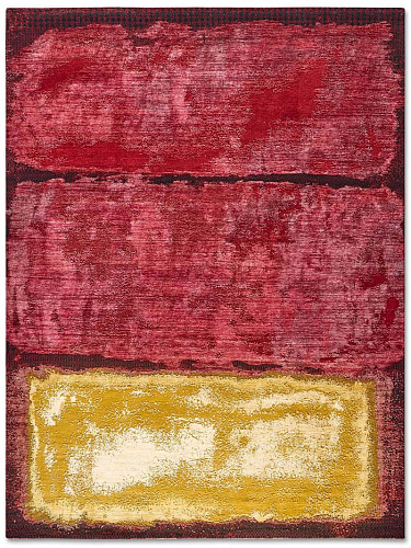Strawberry Sunset Hand-Woven Exquisite Rug
