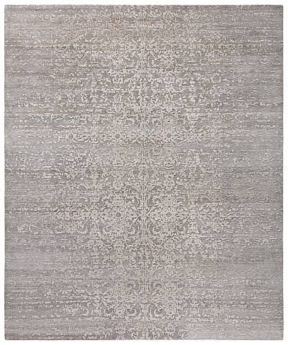 Faded Hand-woven Grey Luxury Rug