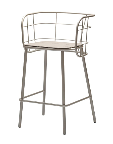 Jujube Sand Outdoor Bar Chair