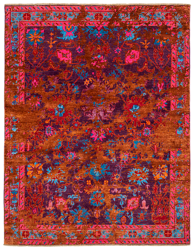 Oriental Hand-Knotted Designer Rug