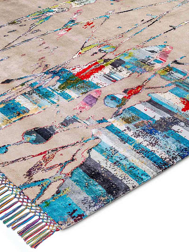 Eco Hand-Knotted Wool / Silk Rug