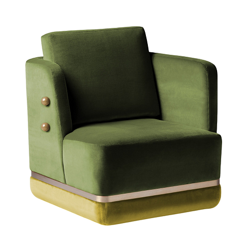 Panorama Green Armchair