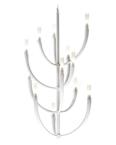 White Crystal Element Chandelier