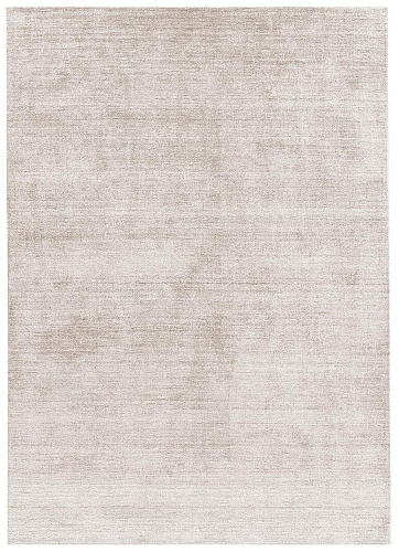 Handwoven Off-White Silk Rug