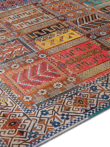 Modified Hand-Knotted Wool Rug