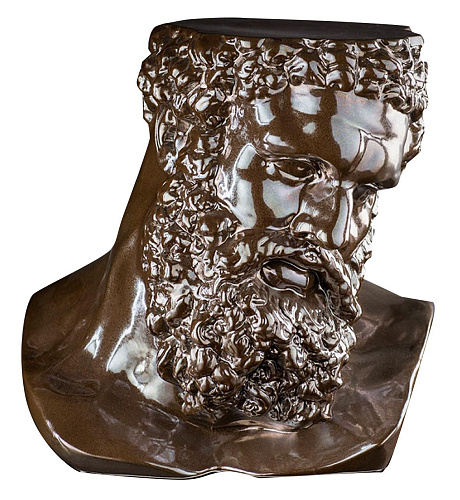Hercules Handcrafted Ceramic Bust