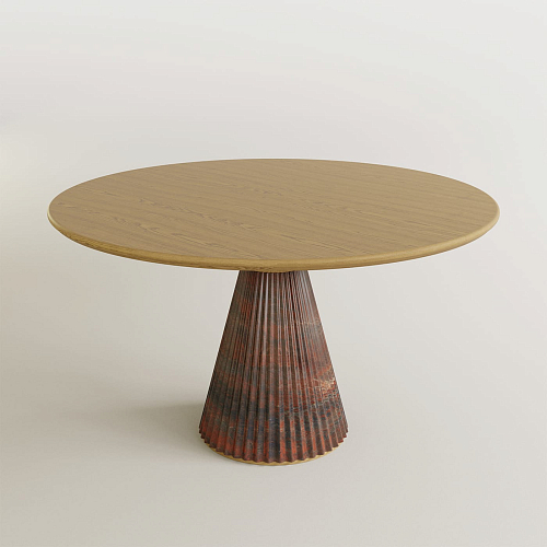 Marilyn Gold Marble Artisan Dining Table