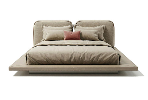 Aura Low-Profile Bed with Headboard