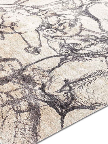 Elephants Hand-Woven Exquisite Rug