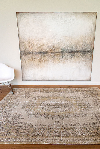 Antique Medallion Beige Rug