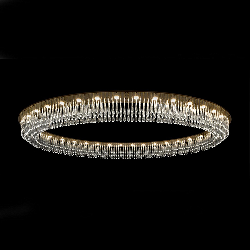 Oval Murano Drop Glass Chandelier