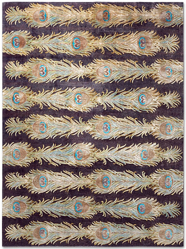 Feathers Lane Luxury Silk / Wool Rug
