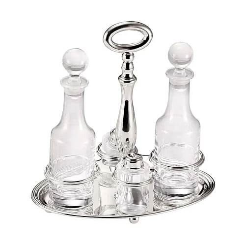 Silver-Plated Cruet Set In English Style