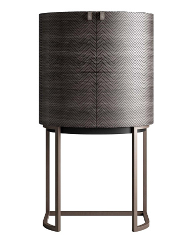 Curved Bar Cabinet