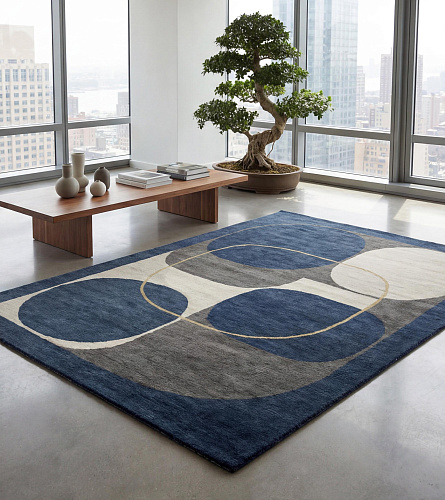 Nocturne Circles Fine Rug