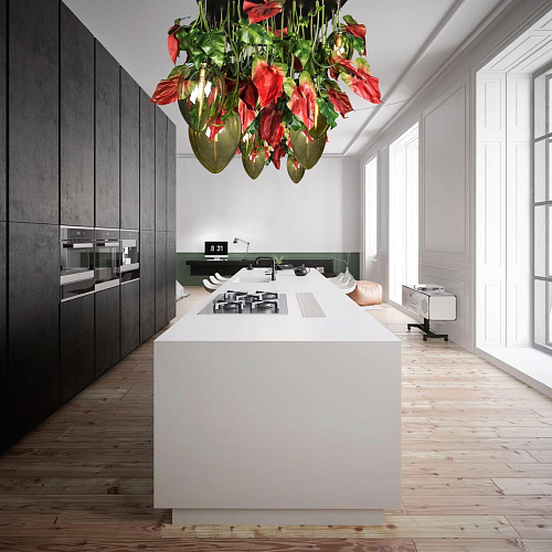 Anthurium Dark Statement Chandelier