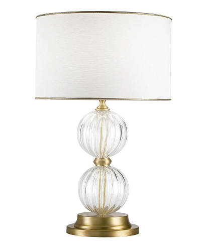 Elegant Murano Glass Orb Table Lamp