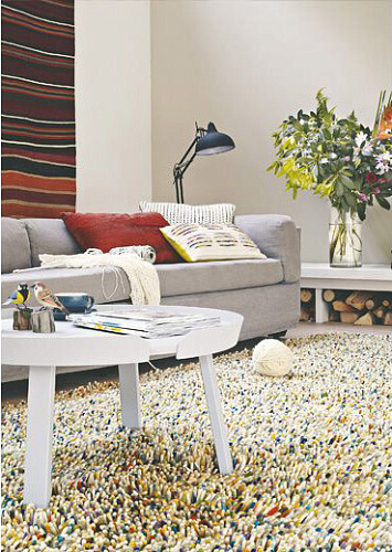 Luxury Shag Rocks Rug
