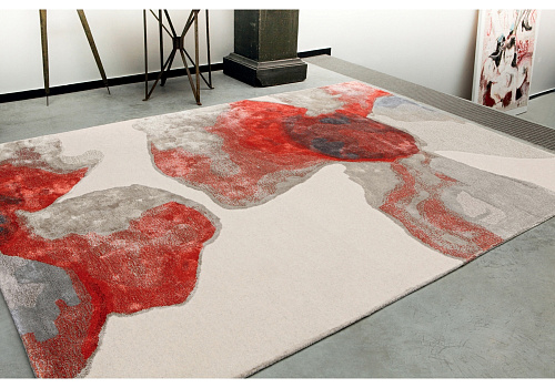 Coleen Viscose / Wool Hand-woven Luxury Rug