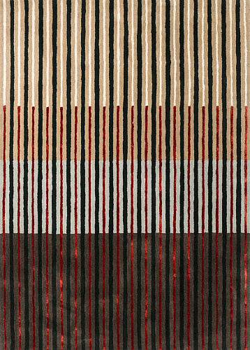 Hand-Tufted Striped Rug