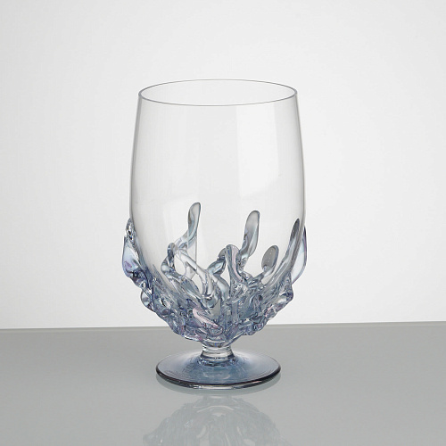 Flame Small Artisan Water Glass